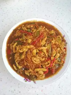 Make Worms and chicken silk step 5