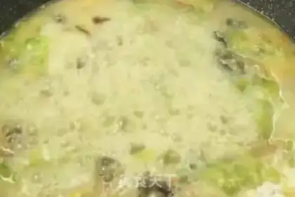 Make Suffering melon omelet soup step 4