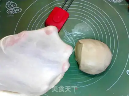Make Peanut butter cheese, ham and yogurt roll step 7