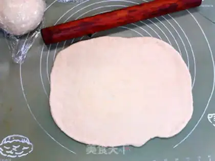 Make Peanut butter cheese, ham and yogurt roll step 12