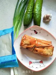 Make Five tofu cucumbers step 0