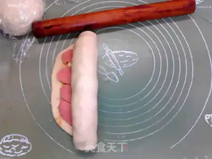 Make Peanut butter cheese, ham and yogurt roll step 16