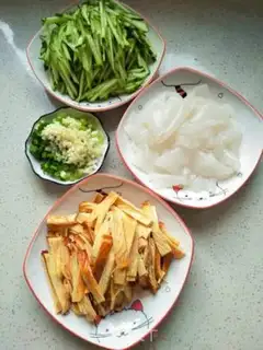Make Five tofu cucumbers step 2