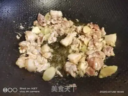 Make Meat-burned lentils step 1