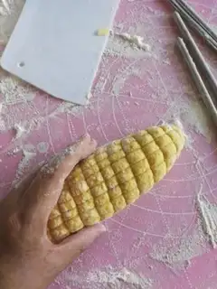 Make Corn buns and chopstick soybeans step 16