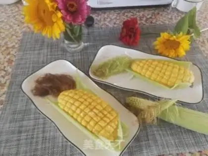 Make Corn buns and chopstick soybeans step 18