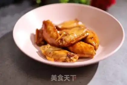Make A beer with chicken wings step 5