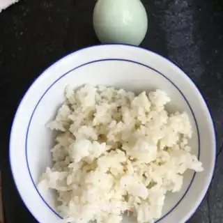 Make Salted egg rice step 0