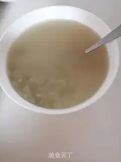 Make Green bean congee step 5