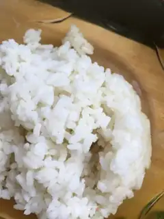 Make Salted egg rice step 3