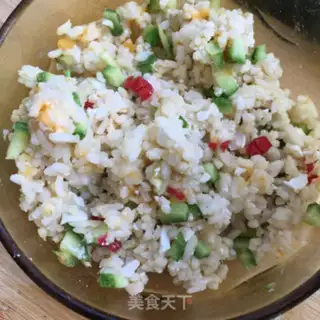 Make Salted egg rice step 6