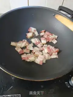 Make Garlic bacon step 1