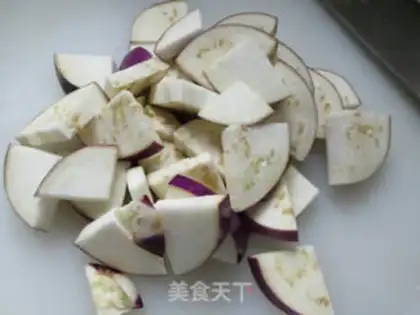 Make Duck egg and eggplant step 3