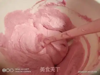 Make Flamingo mousse cake step 10