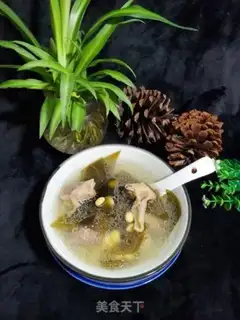 Make ♪ Carpets with soybean soup ♪ step 7