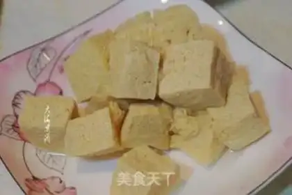 Make Frozen tofu step 0
