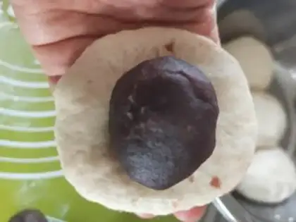 Make Bean roll bread step 11