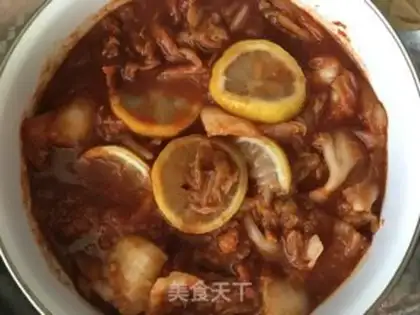 Make A simple version of Korean cabbage step 5