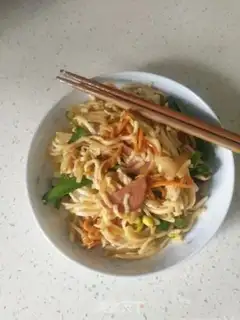 Make Ham intestinal pasta step 13