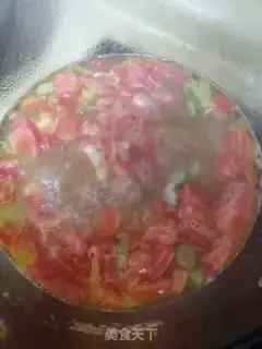 Make Tomato egg scissors step 4
