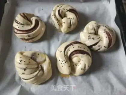 Make Bean roll bread step 20