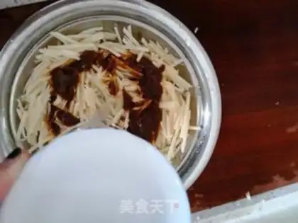Make Steam potato sauce step 1
