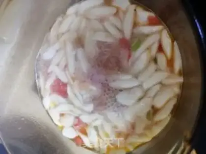Make Tomato egg scissors step 6