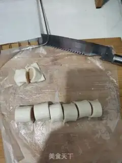 Make Chicken ham and sausage rolls step 2
