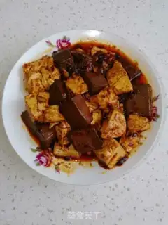 Make Burn the red and white tofu step 6