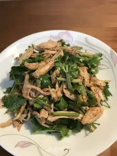 Make The cold hand tore the chicken step 10