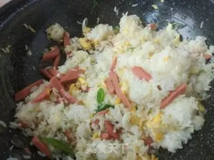 Make Egg fried rice step 3