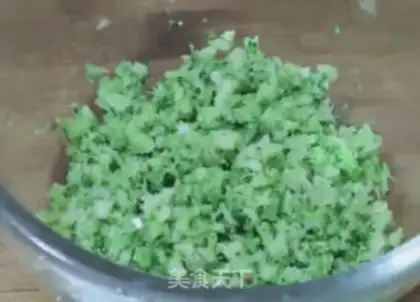 Make Chicken cake with broccoli step 1