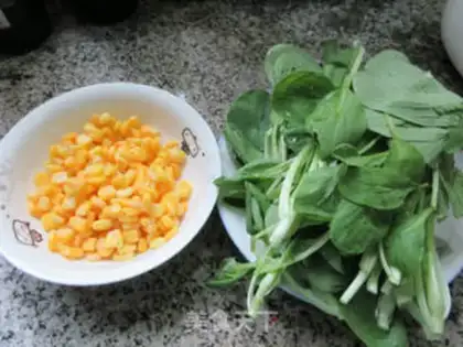 Make Corn pellets of fried chicken step 0