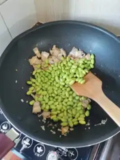Make Bean fried meat step 7