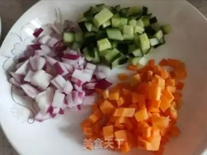 Make Three rice step 0