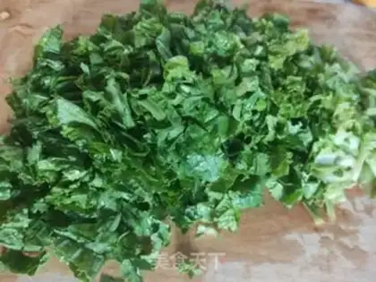 Make A fan of cabbage step 1