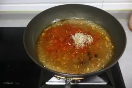 Make Duck blood fan soup step 6
