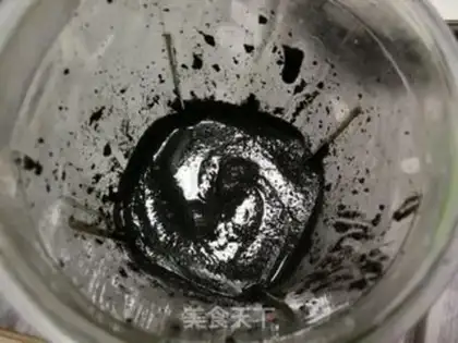 Make Homemade black sesame sauce step 3