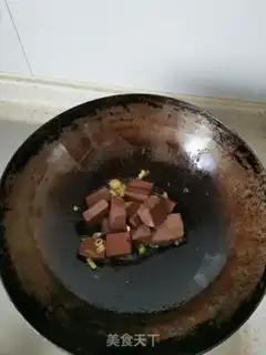 Make Duck blood fan soup step 4