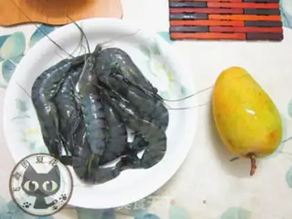 Make Thai mango shrimp step 0