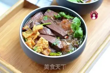 Make Duck blood fan soup step 10