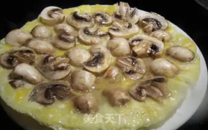 Make Egg fried mushrooms step 4