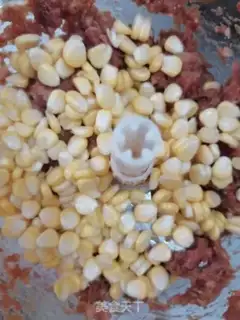 Make Pork shrimp corn dumplings step 5