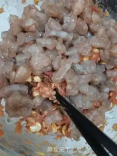 Make Pork shrimp corn dumplings step 8