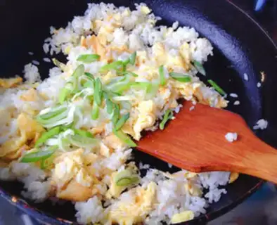 Make Egg fried rice step 4