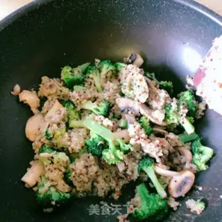 Make Shrimp slurry quinoa step 13
