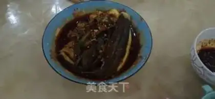 Make The beanfish fried the bitter melon step 5