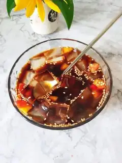 Make Red sugar ice powder step 6