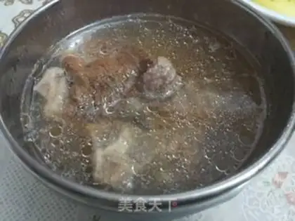 Make Monkey mushroom cavity soup step 2