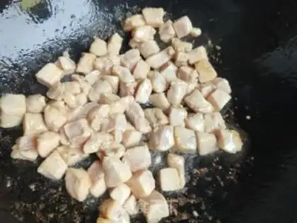Make Onion pepper fried chicken step 11